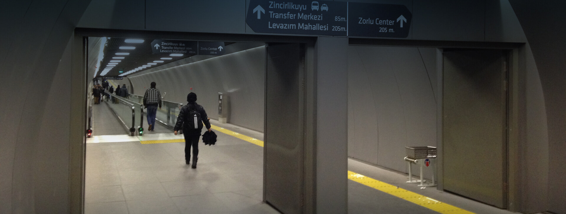 Zorlu Center Metro Metrobus Pedestrian Transition Tunnel Project